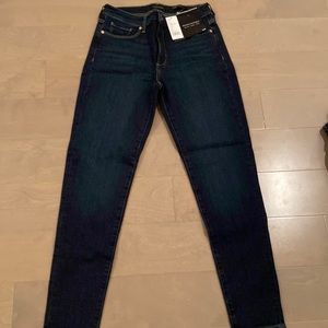 BNWT Banana Republic mid rise skinny ankle jeans size 28 Regular